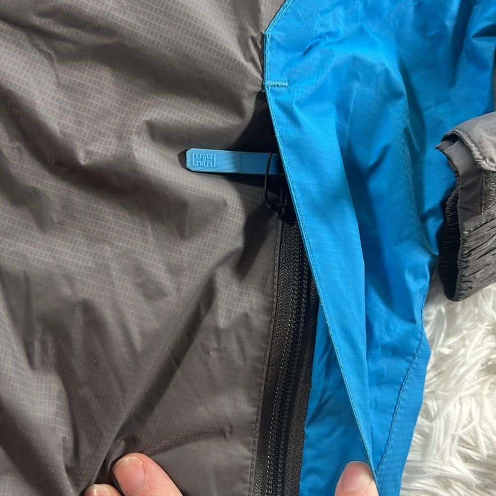 Helly Hansen Blue And Gray Jacket Windbreaker Sma… - image 3